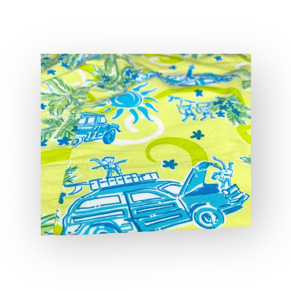 HTF: Lilly Pulitzer ✦ Cruising Monkey Skirt ✦ Yellow Blue Print ✦ 6P Petite 4 6 - Picture 8 of 16